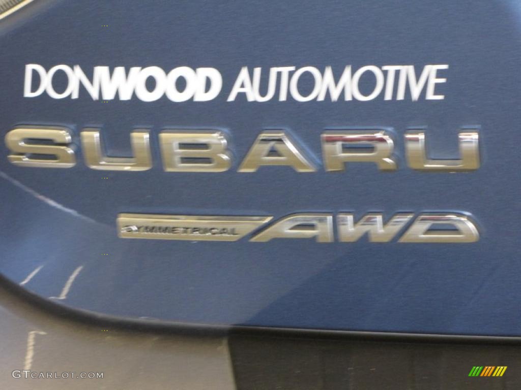 2010 Impreza Outback Sport Wagon - Newport Blue Pearl / Ivory photo #7