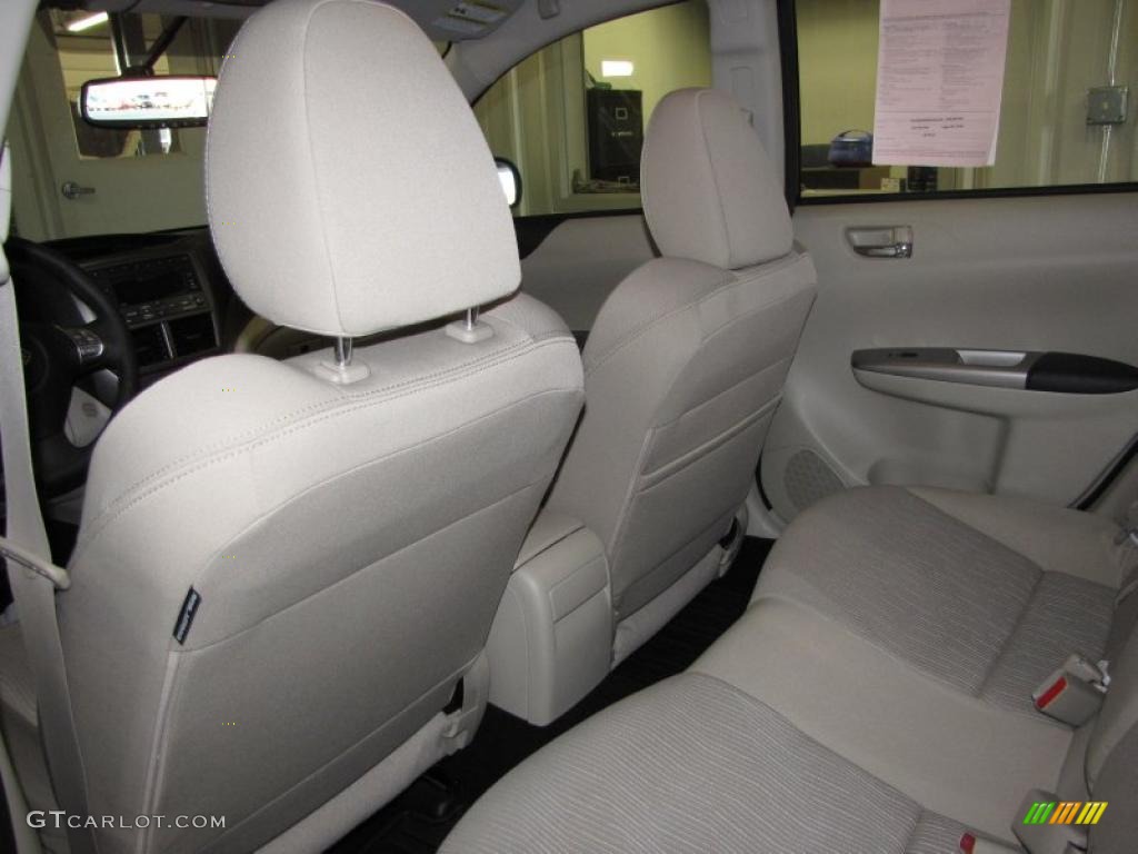 2010 Impreza Outback Sport Wagon - Newport Blue Pearl / Ivory photo #12