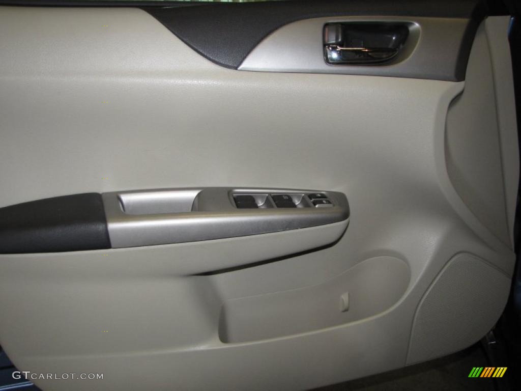 2010 Impreza Outback Sport Wagon - Newport Blue Pearl / Ivory photo #21