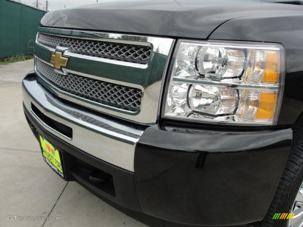 2009 Silverado 1500 LT Crew Cab - Black Granite Metallic / Ebony photo #11