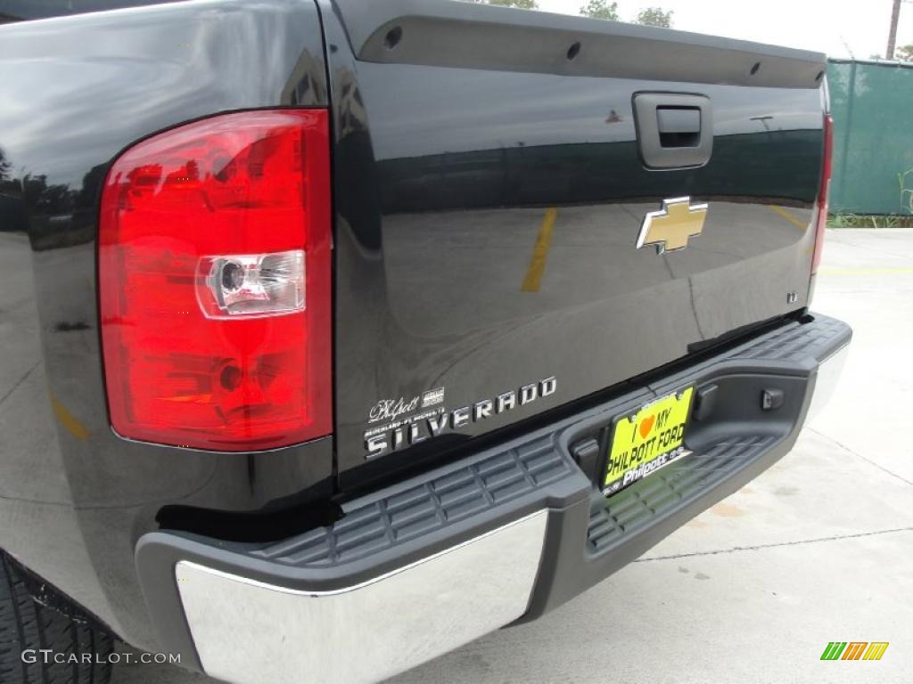 2009 Silverado 1500 LT Crew Cab - Black Granite Metallic / Ebony photo #23