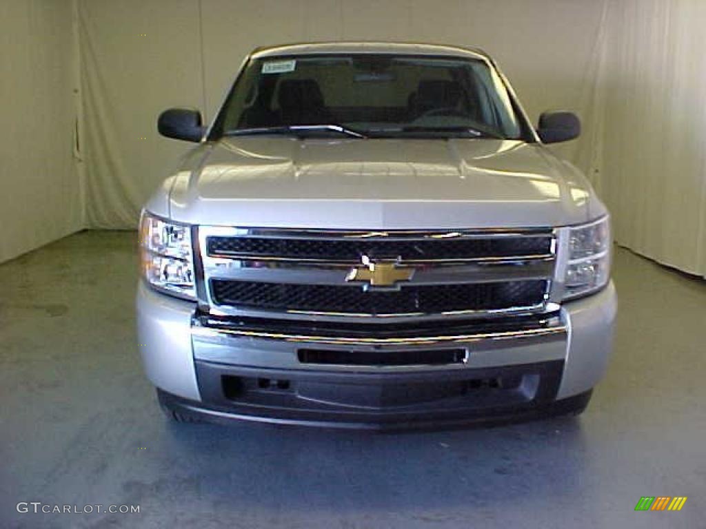 2011 Silverado 1500 Extended Cab - Sheer Silver Metallic / Dark Titanium photo #2