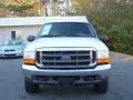 1999 Oxford White Ford F250 Super Duty Lariat Extended Cab 4x4  photo #2