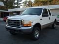 1999 Oxford White Ford F250 Super Duty Lariat Extended Cab 4x4  photo #5
