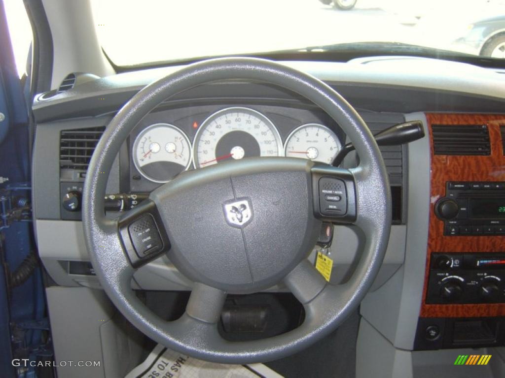 2007 Durango SLT - Atlantic Blue Metallic / Dark Slate Gray/Light Slate Gray photo #15