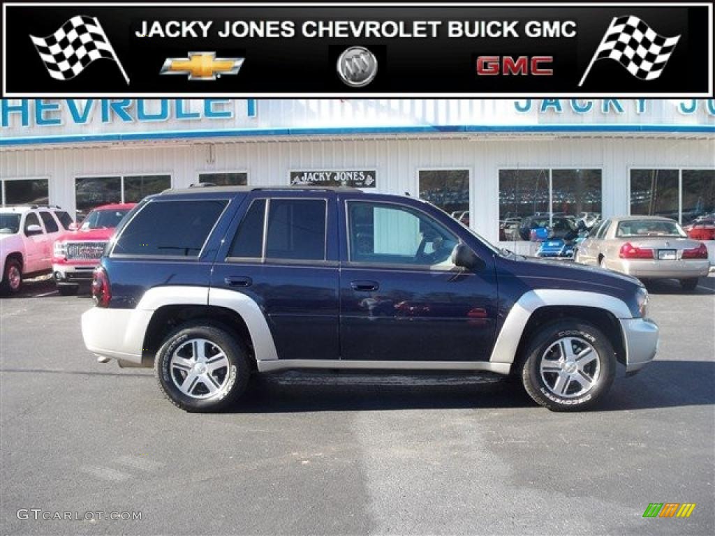 2008 TrailBlazer LT 4x4 - Imperial Blue Metallic / Light Gray photo #1