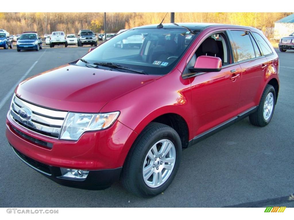 2008 Edge SEL AWD - Redfire Metallic / Charcoal photo #1