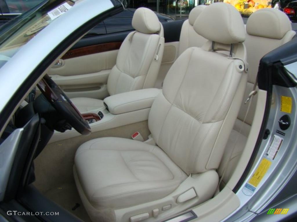 Ecru Interior 2008 Lexus SC 430 Convertible Photo #39660476