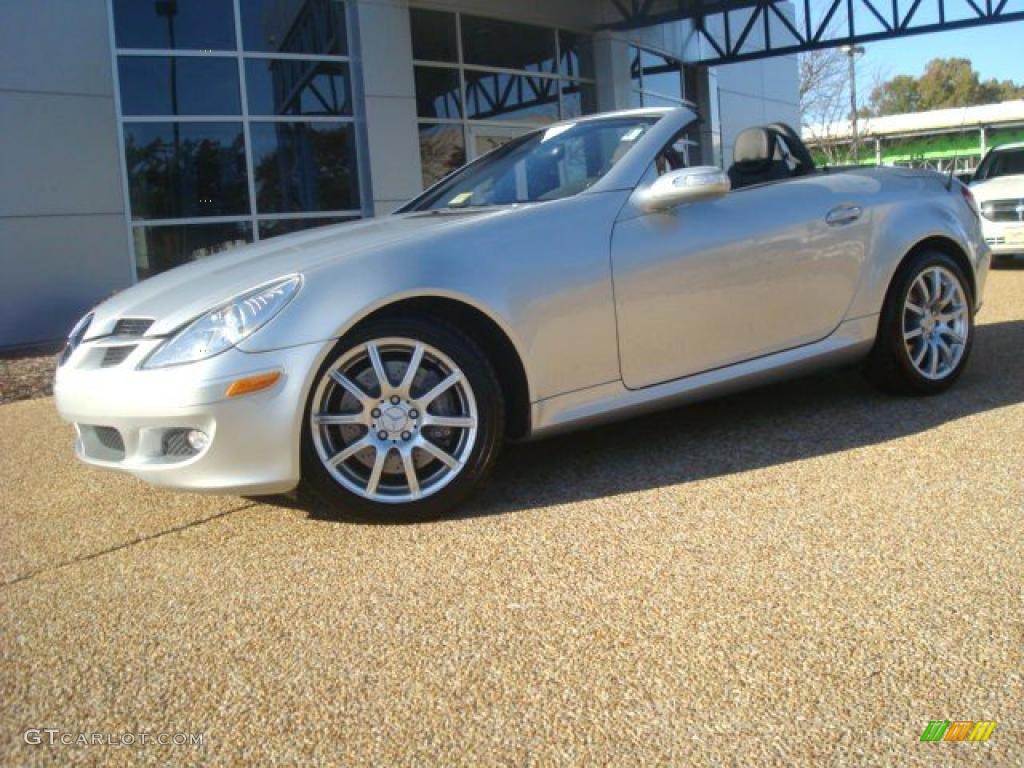 Iridium Silver Metallic 2005 Mercedes-Benz SLK 350 Roadster Exterior Photo #39663280
