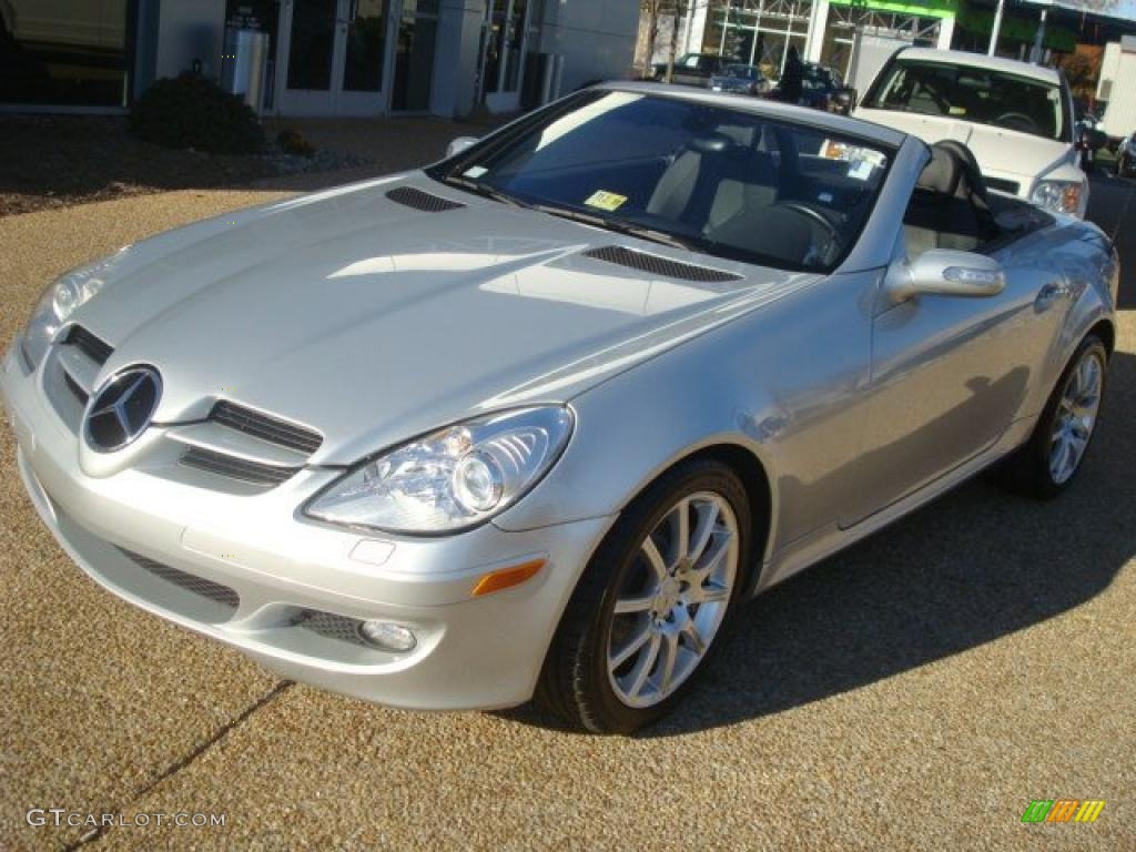 Iridium Silver Metallic 2005 Mercedes-Benz SLK 350 Roadster Exterior Photo #39663348