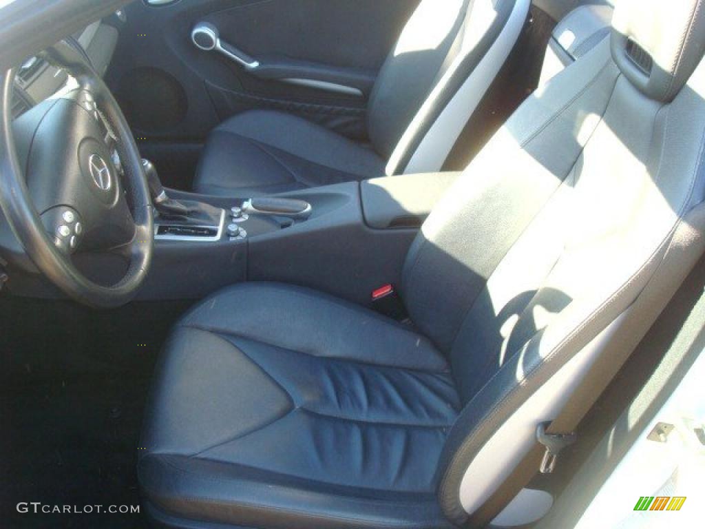Black Interior 2005 Mercedes-Benz SLK 350 Roadster Photo #39663364