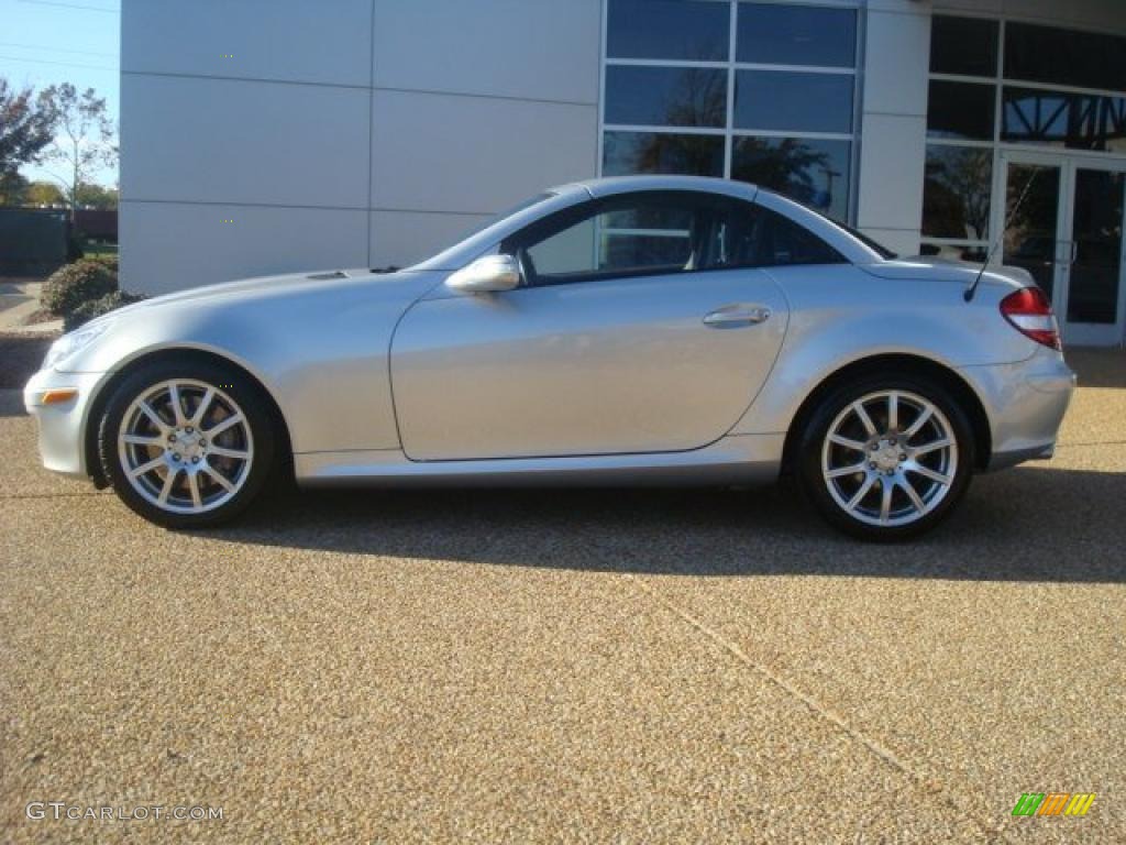 Iridium Silver Metallic 2005 Mercedes-Benz SLK 350 Roadster Exterior Photo #39663480
