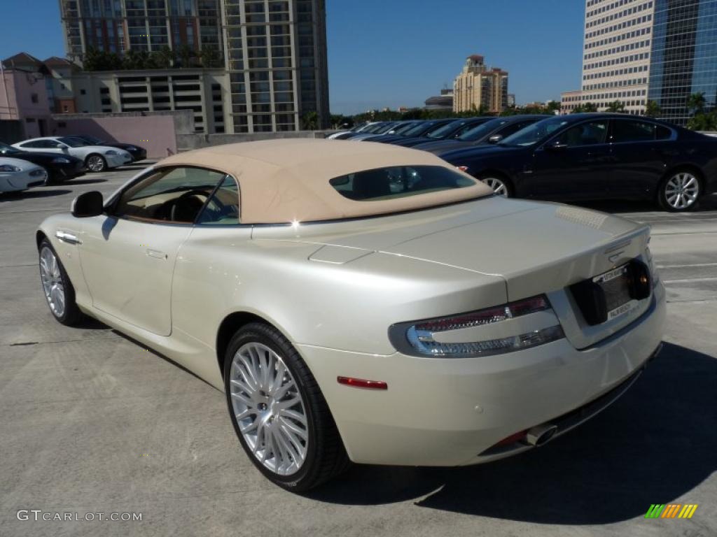 2011 DB9 Volante - Pearl White-Porsche / Sandstorm photo #11