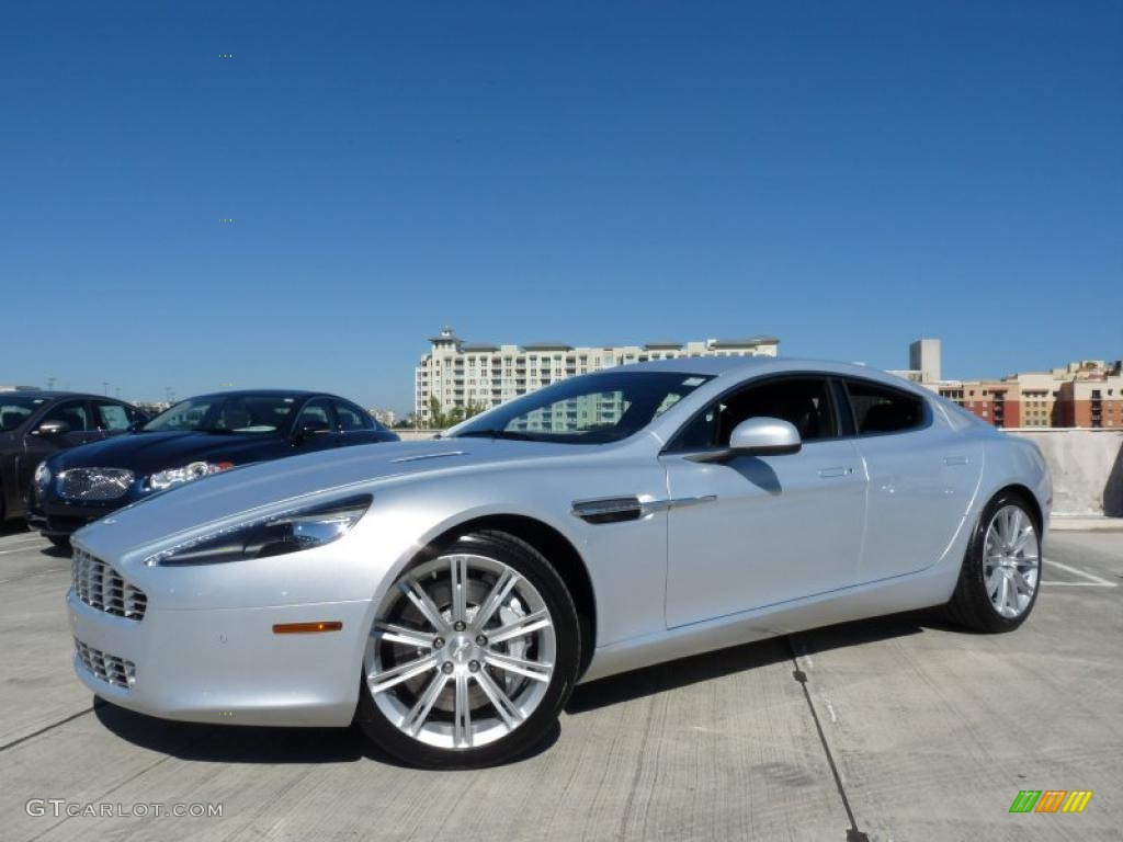 Lightning Silver 2011 Aston Martin Rapide Sedan Exterior Photo #39664476