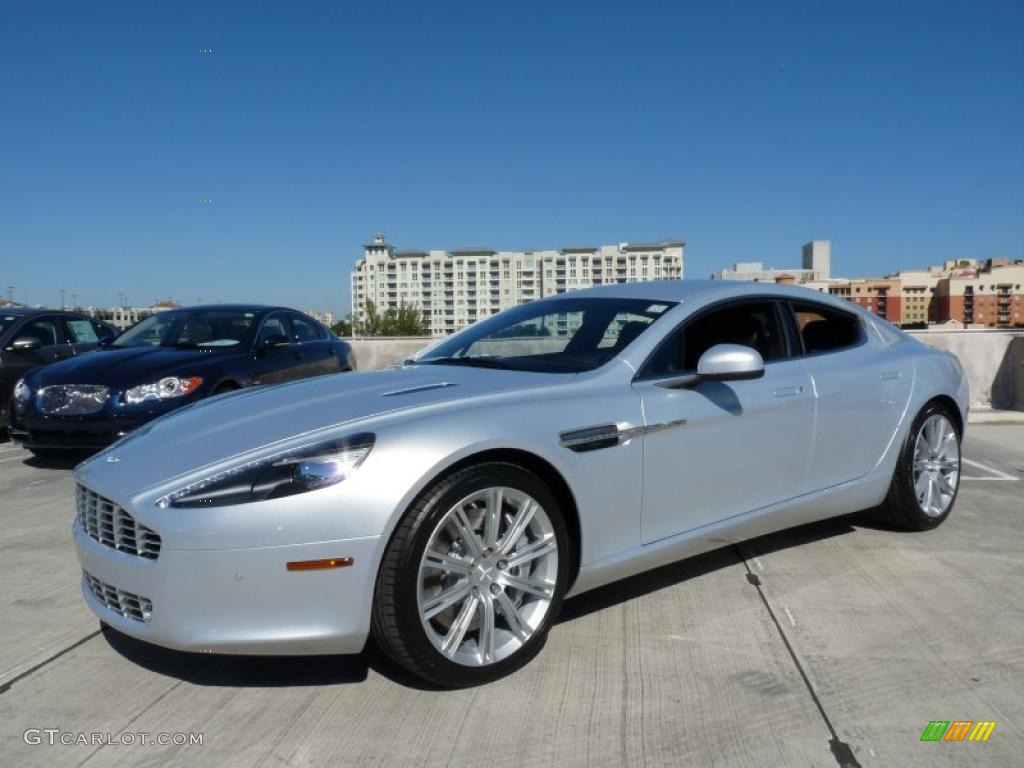 Lightning Silver 2011 Aston Martin Rapide Sedan Exterior Photo #39664496