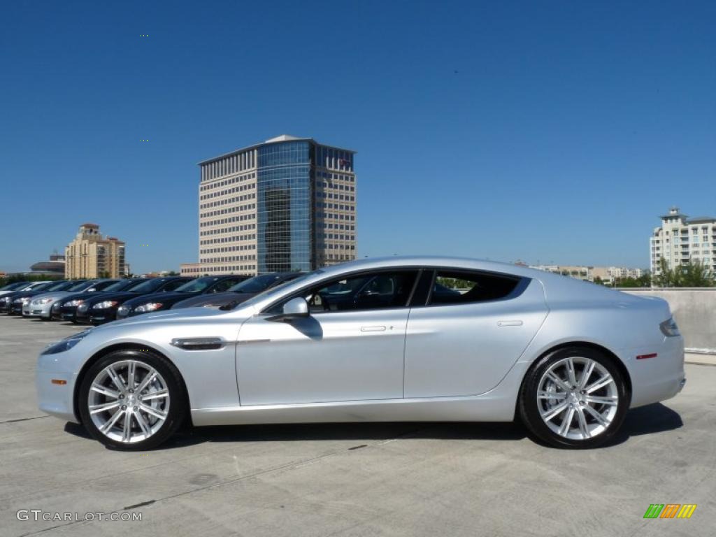 Lightning Silver 2011 Aston Martin Rapide Sedan Exterior Photo #39664508