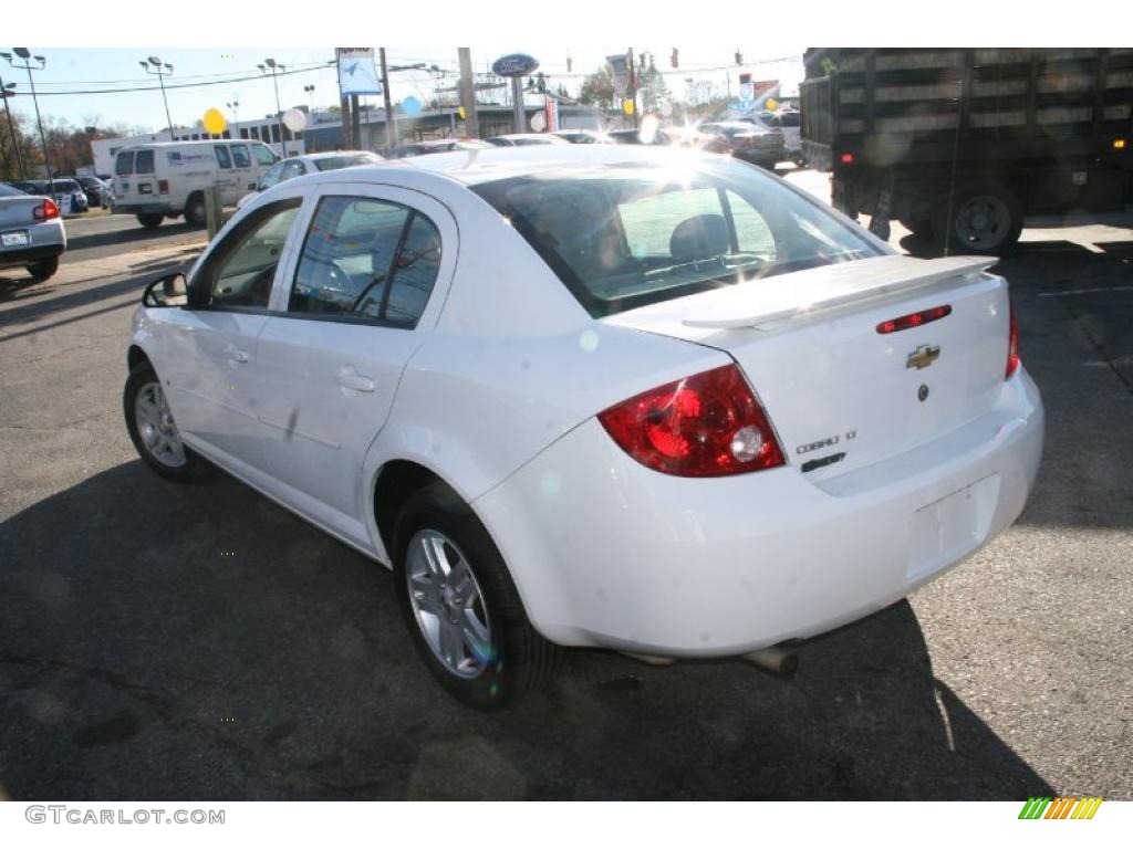 2007 Cobalt LT Sedan - Summit White / Gray photo #8