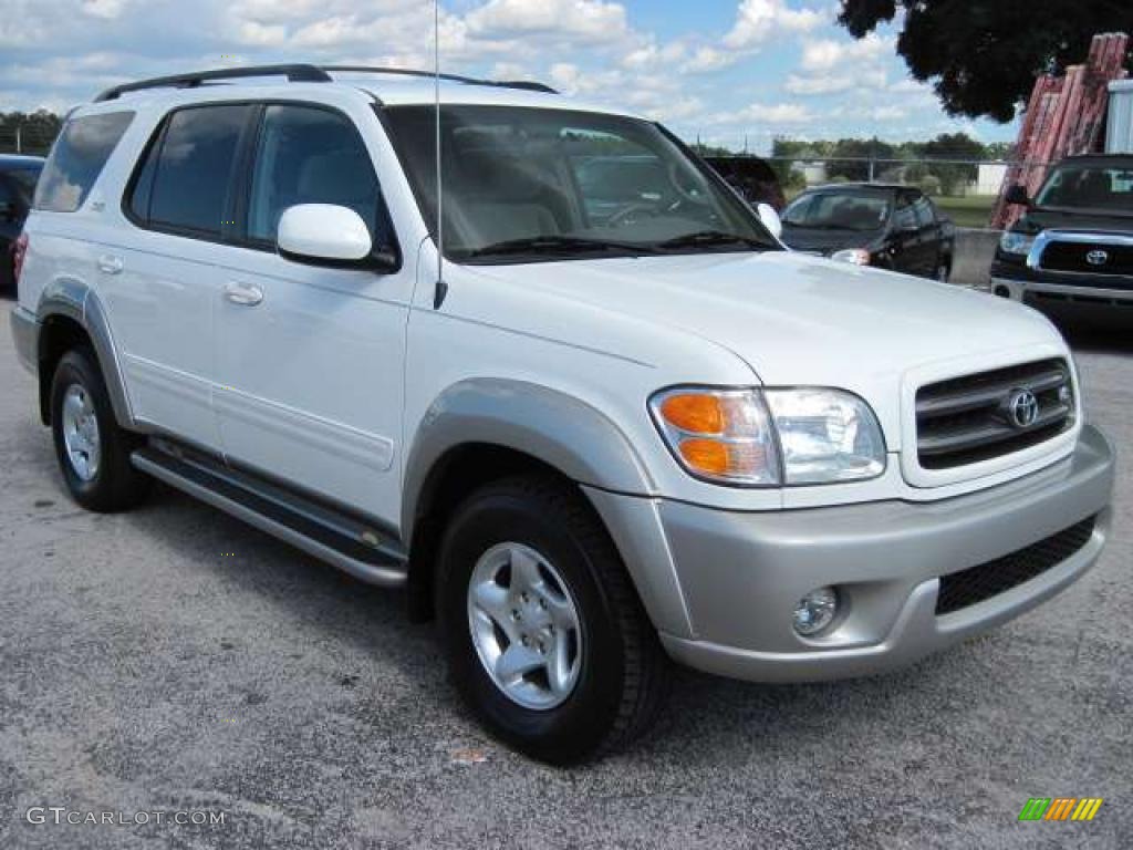 Natural White 2003 Toyota Sequoia SR5 Exterior Photo #39669015