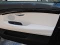 Ivory White/Black Nappa Leather Door Panel Photo for 2010 BMW 5 Series #39671275