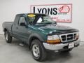 2000 Amazon Green Metallic Ford Ranger XLT SuperCab 4x4  photo #34