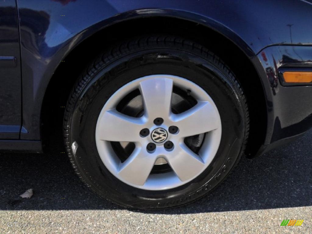 2003 Jetta GLS Wagon - Galactic Blue Metallic / Grey photo #23