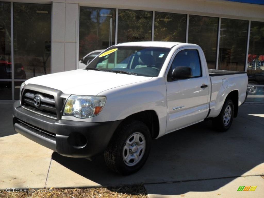 Super White 2006 Toyota Tacoma Regular Cab Exterior Photo #39672907