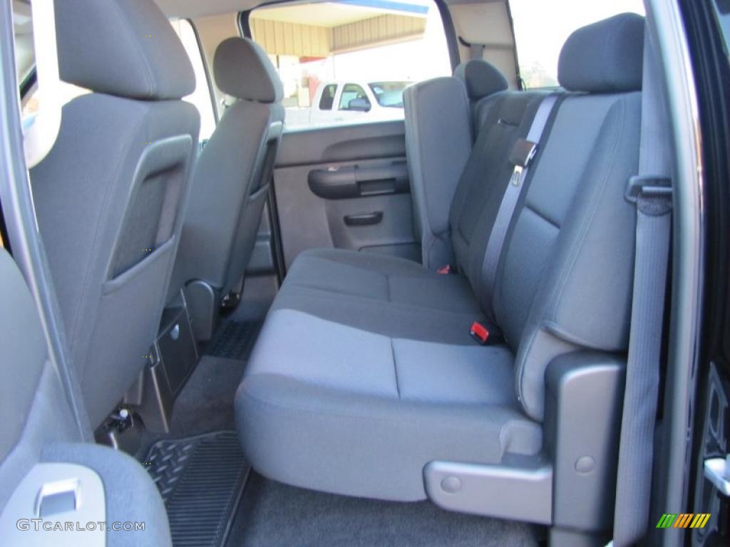 Ebony Interior 2011 Chevrolet Silverado 2500HD LT Crew Cab 4x4 Photo #39673747