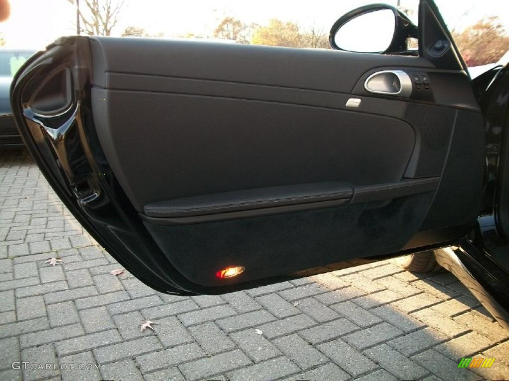 2010 Porsche Boxster S Black Door Panel Photo #39675147