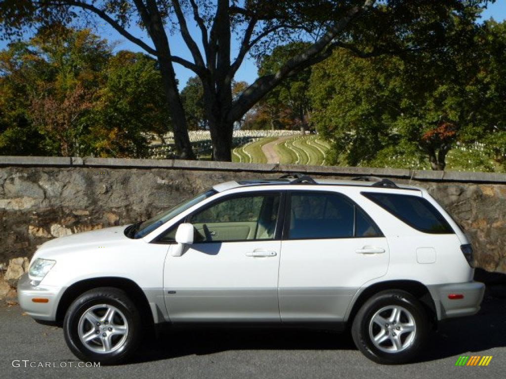 2001 RX 300 - White Gold Crystal / Ivory photo #6