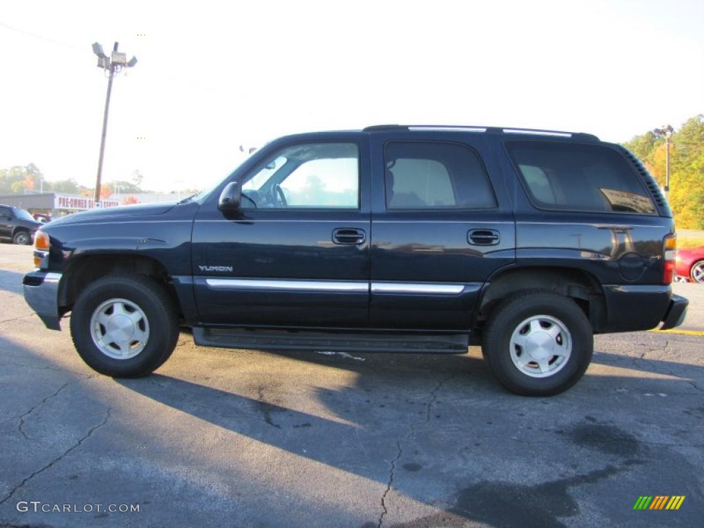 2004 Yukon SLE - Carbon Metallic / Pewter/Dark Pewter photo #4