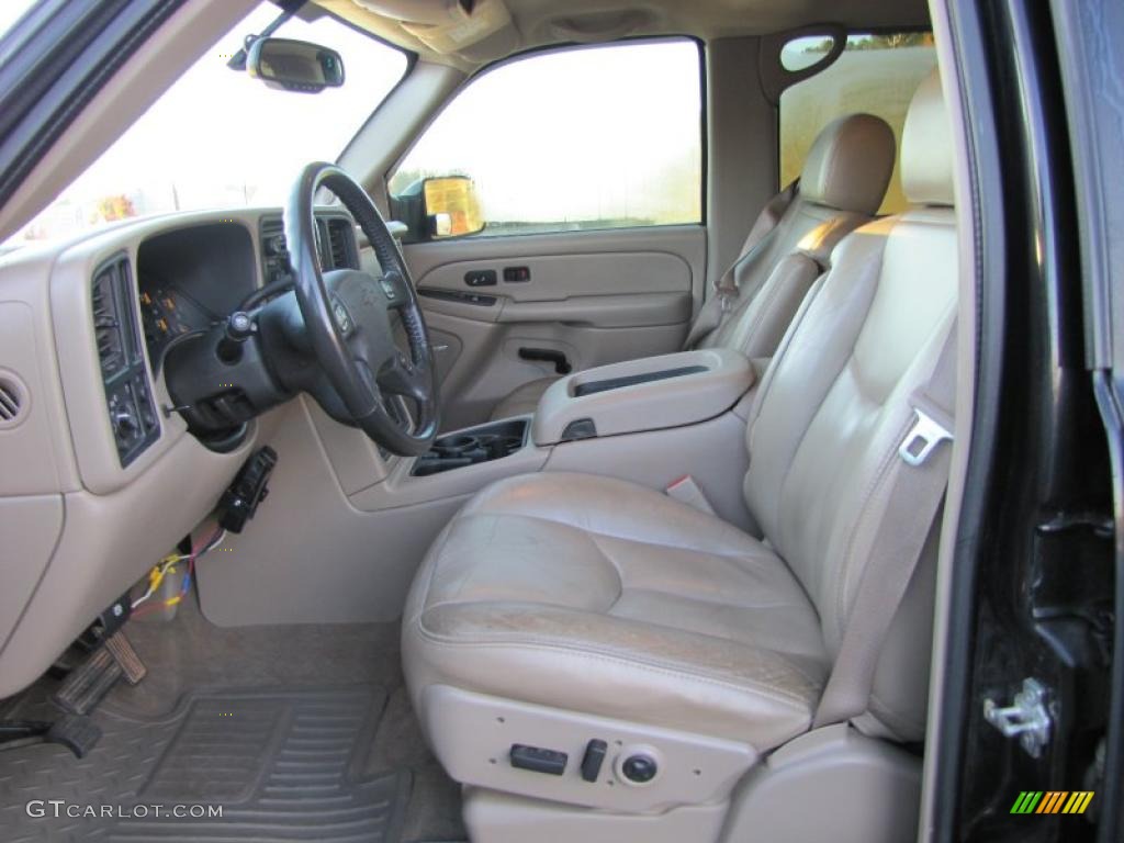 Tan Interior 2005 Chevrolet Silverado 3500 LT Crew Cab Dually Photo #39676047
