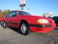 Bright Red 1989 Ford Mustang LX Coupe