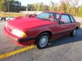 Bright Red 1989 Ford Mustang LX Coupe Exterior