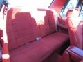 Red 1989 Ford Mustang LX Coupe Interior Color
