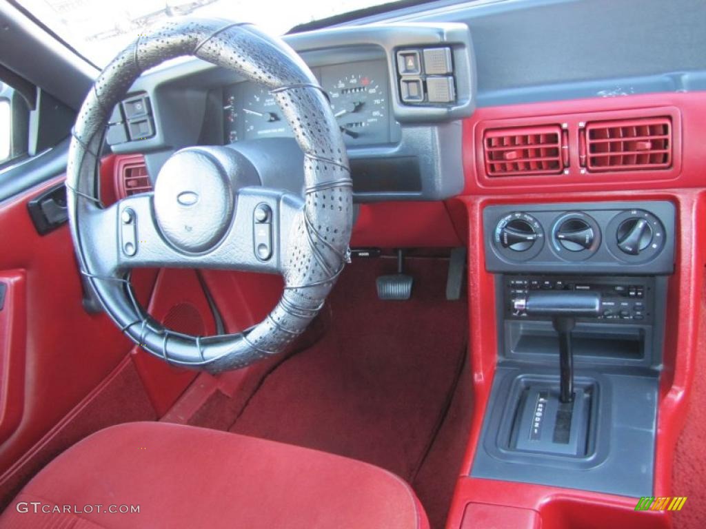 1989 Ford Mustang LX Coupe Controls Photo #39676363