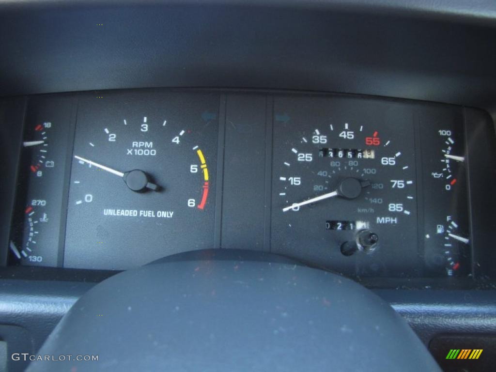 1989 Ford Mustang LX Coupe Gauges Photo #39676379