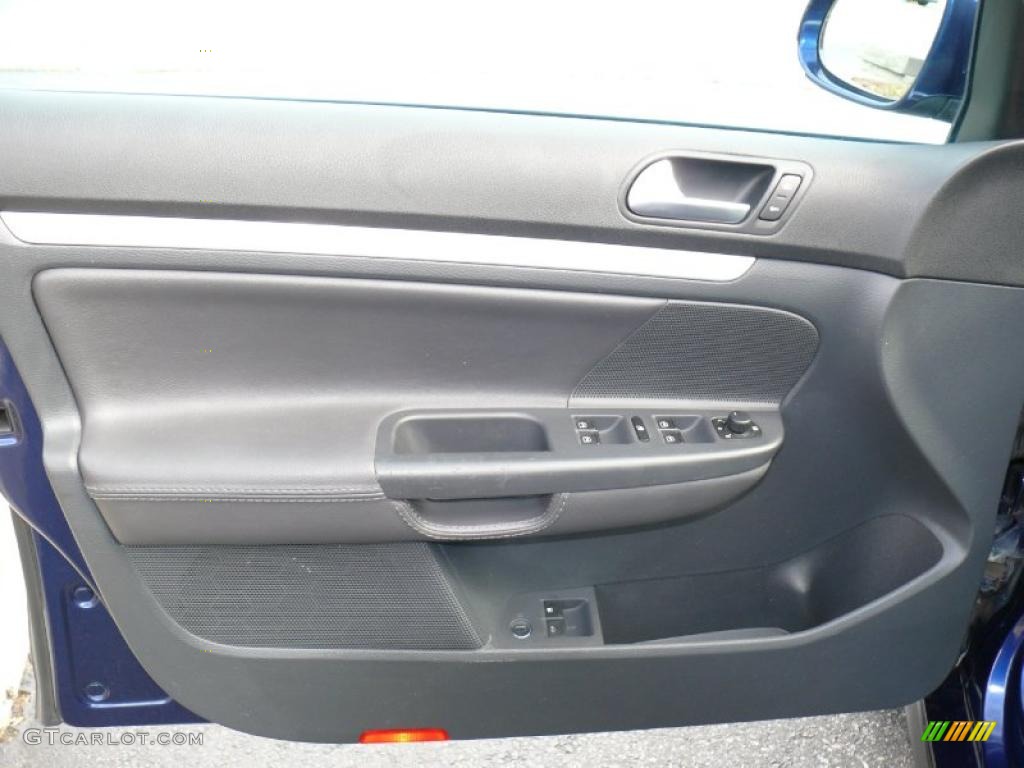 2006 Volkswagen Jetta GLI Sedan Anthracite Black Door Panel Photo #39676659