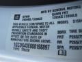 2008 Chevrolet Colorado LT Crew Cab Info Tag