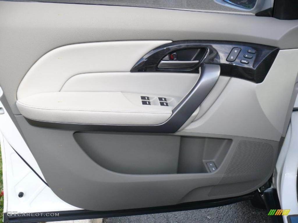 2009 Acura MDX Standard MDX Model Parchment Door Panel Photo #39676899