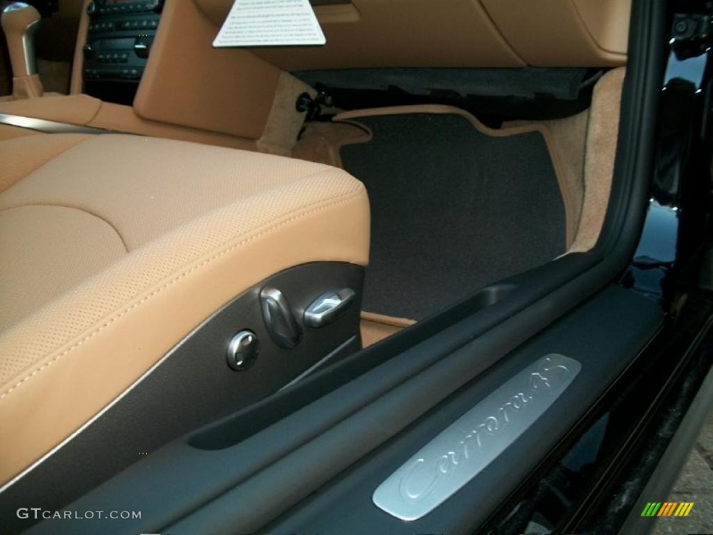 Sand Beige Interior 2011 Porsche 911 Carrera 4S Coupe Photo #39677135