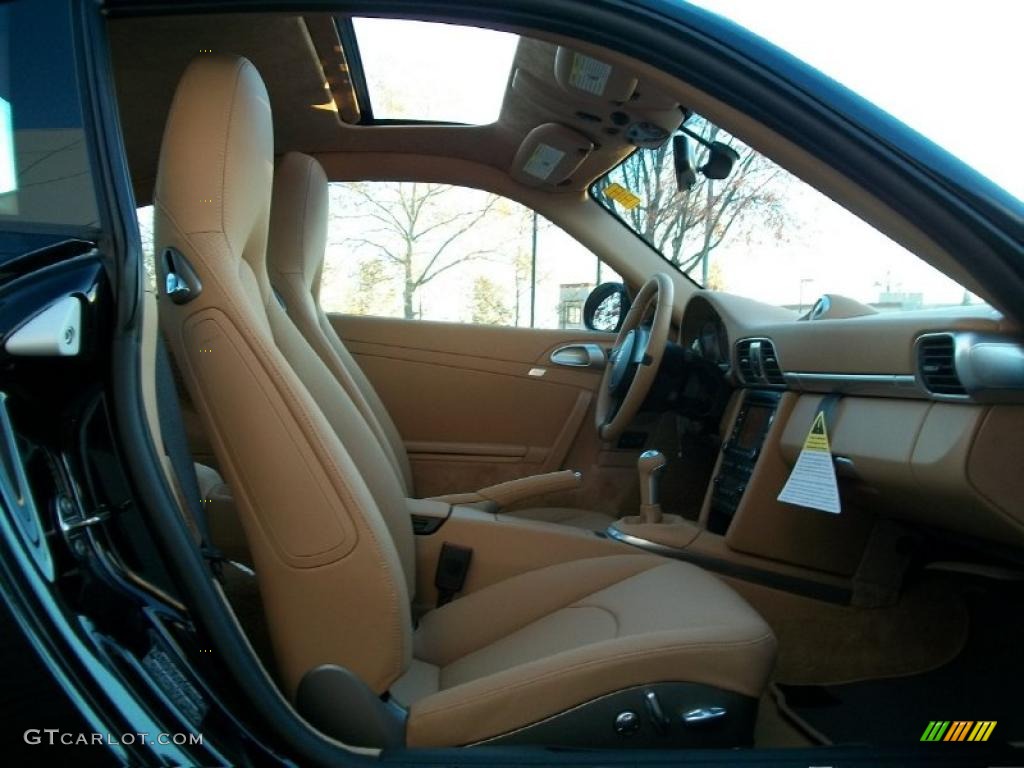Sand Beige Interior 2011 Porsche 911 Carrera 4S Coupe Photo #39677151
