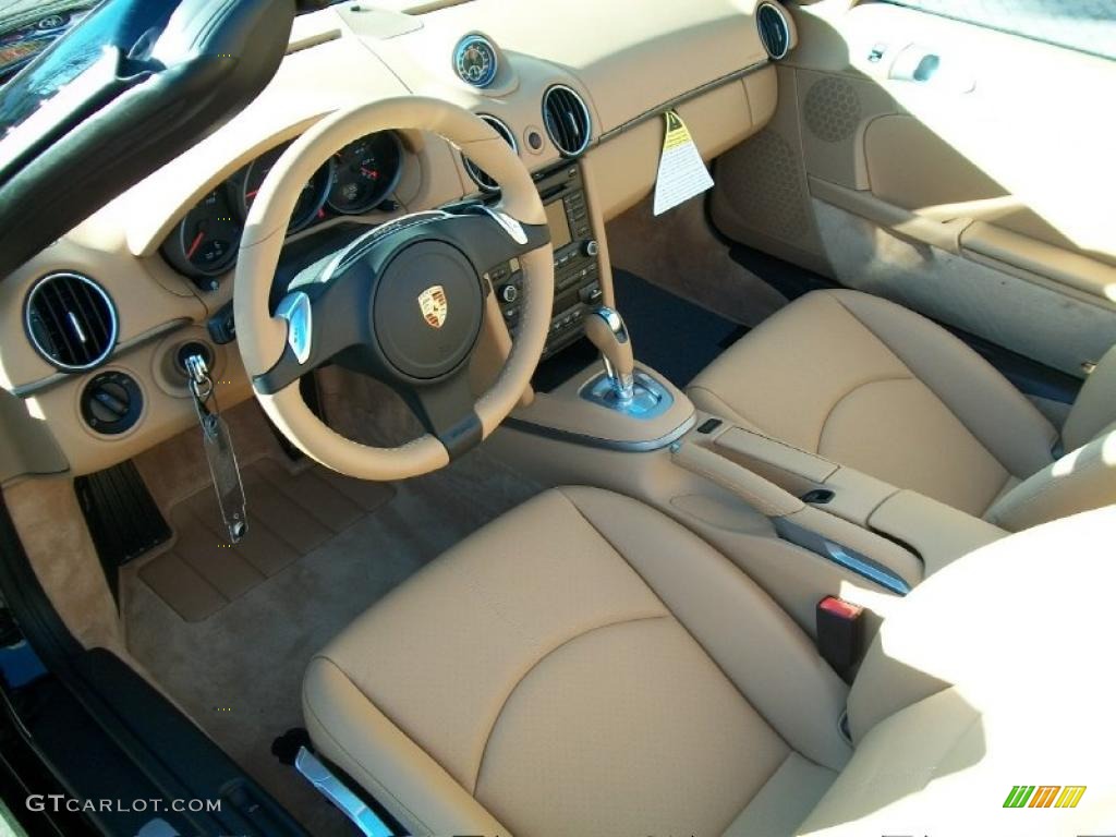 Sand Beige Interior 2011 Porsche Boxster Standard Boxster Model Photo #39677415