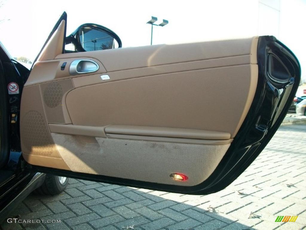 2011 Porsche Boxster Standard Boxster Model Sand Beige Door Panel Photo #39677611