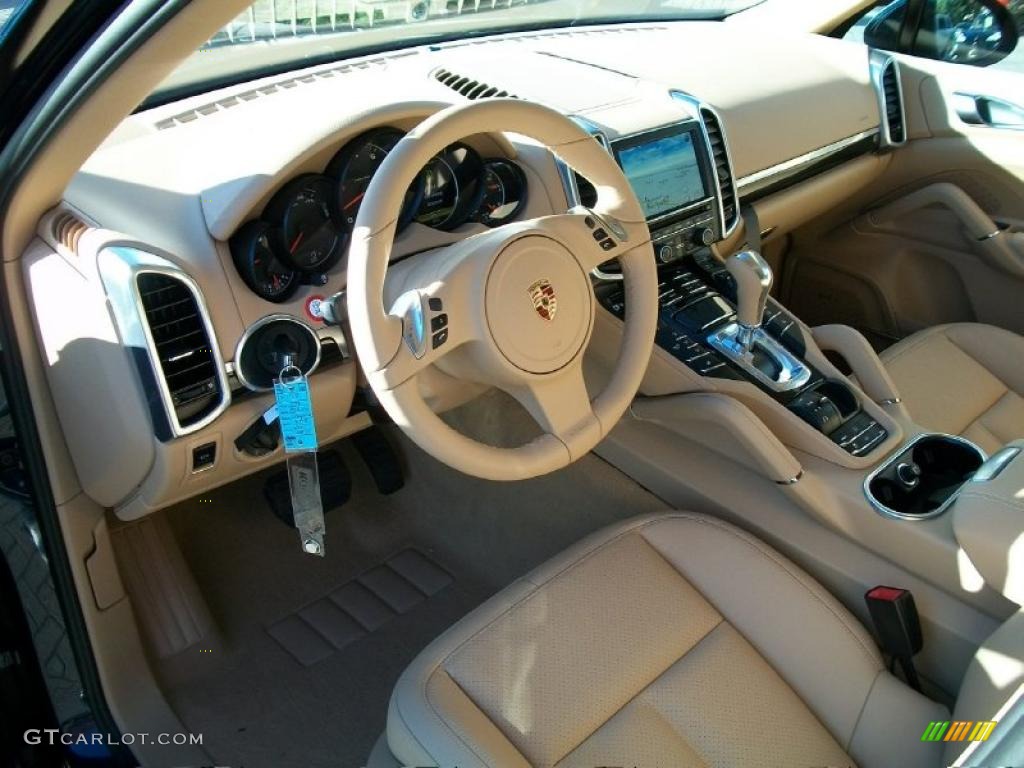 2011 Cayenne  - Dark Blue Metallic / Luxor Beige photo #11