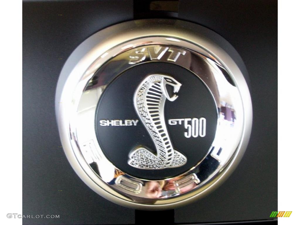 2011 Mustang Shelby GT500 Coupe - Ebony Black / Charcoal Black/Black photo #6