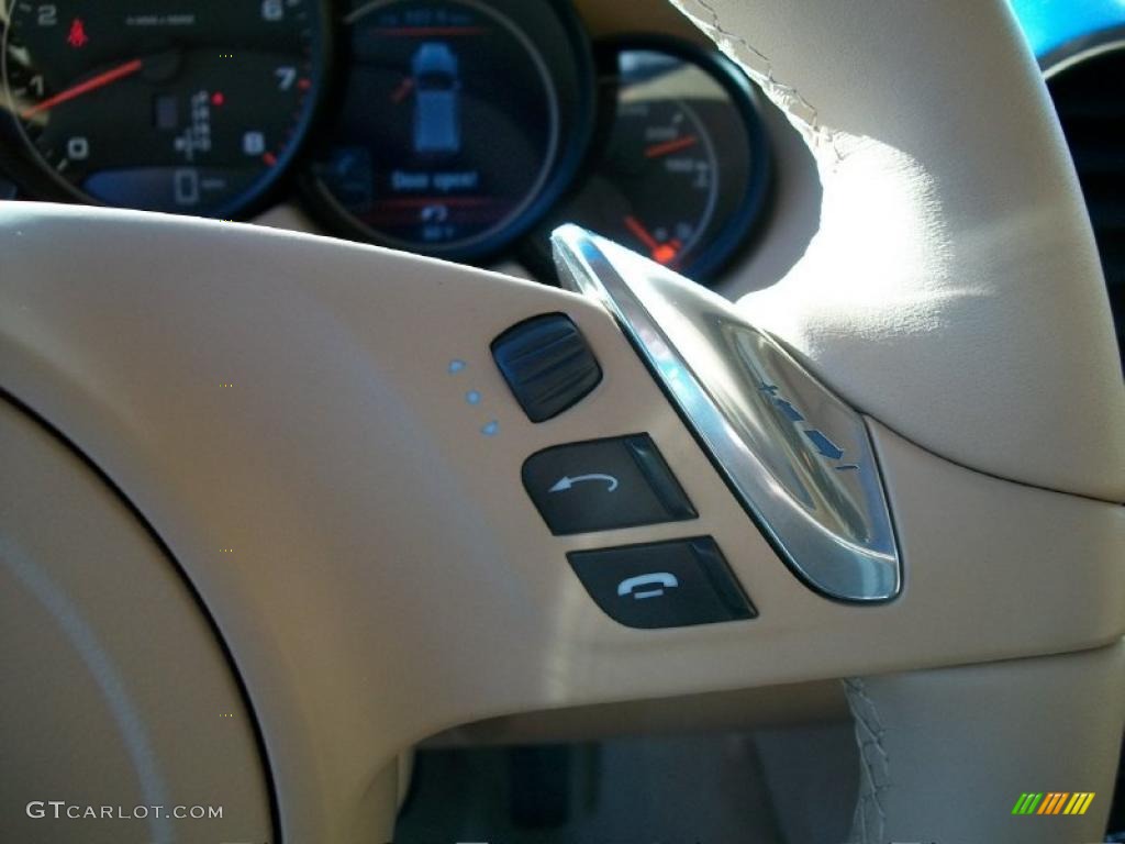 2011 Cayenne  - Dark Blue Metallic / Luxor Beige photo #17