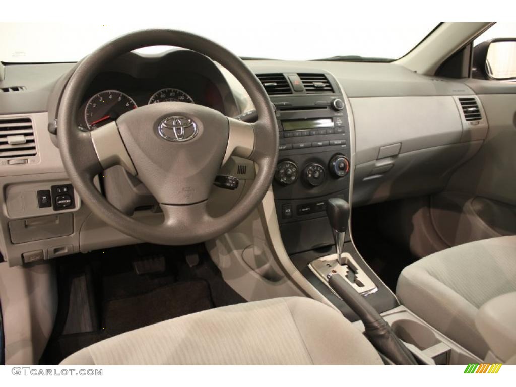 2010 Corolla LE - Blue Streak Metallic / Ash photo #10