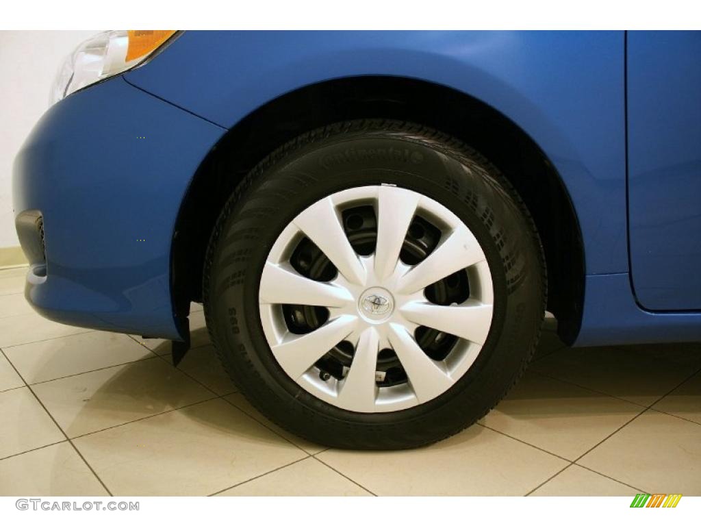 2010 Corolla LE - Blue Streak Metallic / Ash photo #22