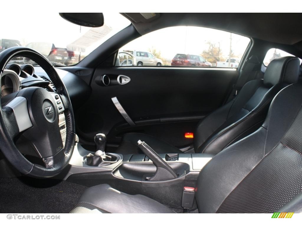 2003 350Z Touring Coupe - Chrome Silver / Charcoal photo #10