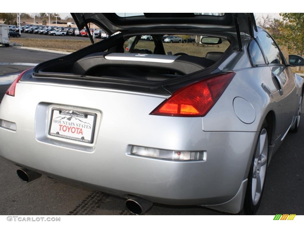 2003 350Z Touring Coupe - Chrome Silver / Charcoal photo #42